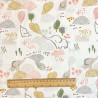 Printed Cotton FICELLE White / Gray Multicolored